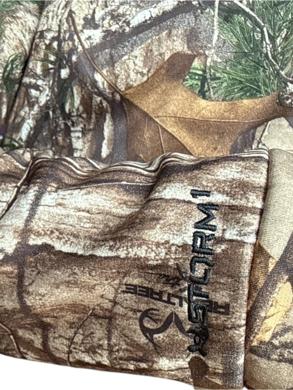 Realtree Under Armor Camo Hoodie Pullover Streetwear Sweatshirt - Picture 4 of 6